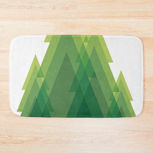 Item preview, Geometric mountains and trees designed and sold by Yanmos.