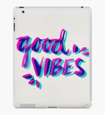 Good Vibes – Magenta & Cyan iPad Case/Skin