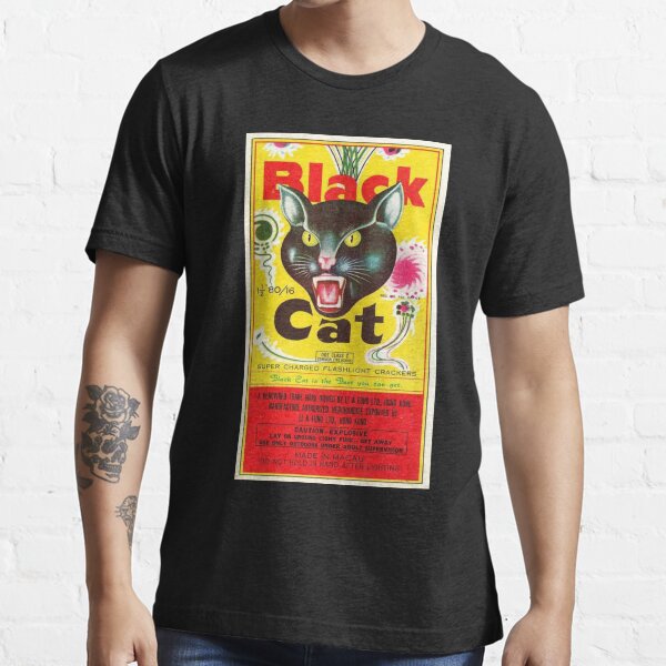 BEST SELLER - Vintage Black Cat Firecrackers! Essential T-Shirt