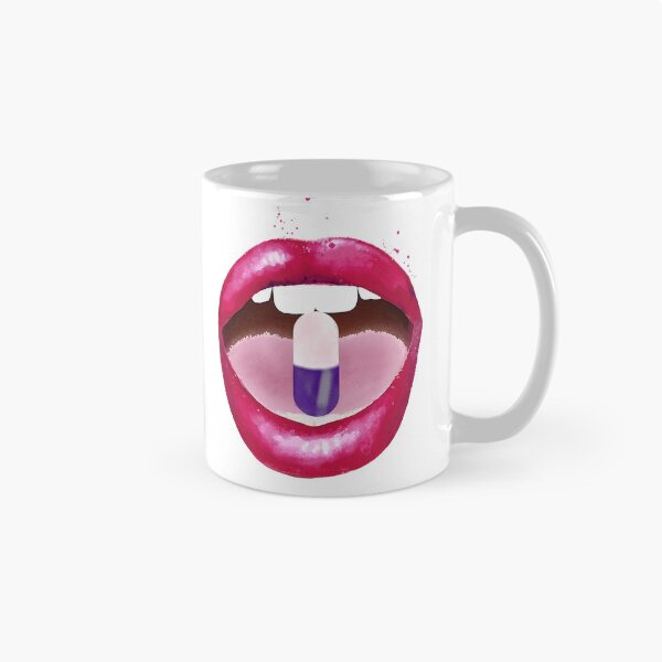 Item preview, Sexy Red Lips with Pill Love Kiss Mouth designed and sold by LotusGifts.