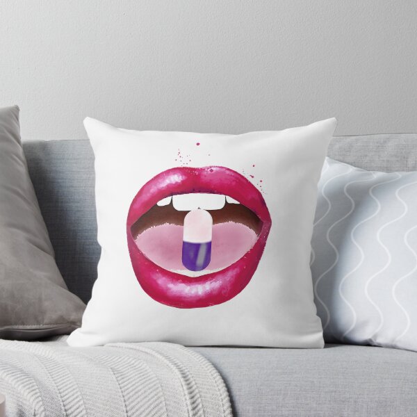 Item preview, Sexy Red Lips with Pill Love Kiss Mouth designed and sold by LotusGifts.