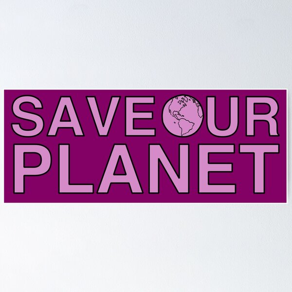 Artikelvorschau, Save Our Planet - Purple entworfen und verkauft von MOREDANKMEMES.