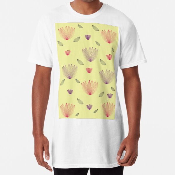Flowers and yellowness Long T-Shirt
