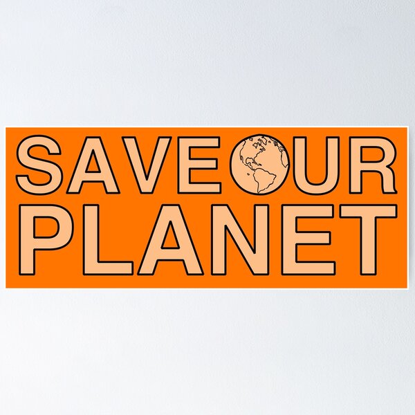 Artikelvorschau, Save Our Planet - Orange entworfen und verkauft von MOREDANKMEMES.