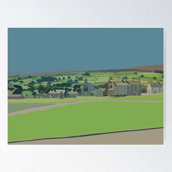 Item preview, Reeth designed and sold by Richard O'Neill Art.
