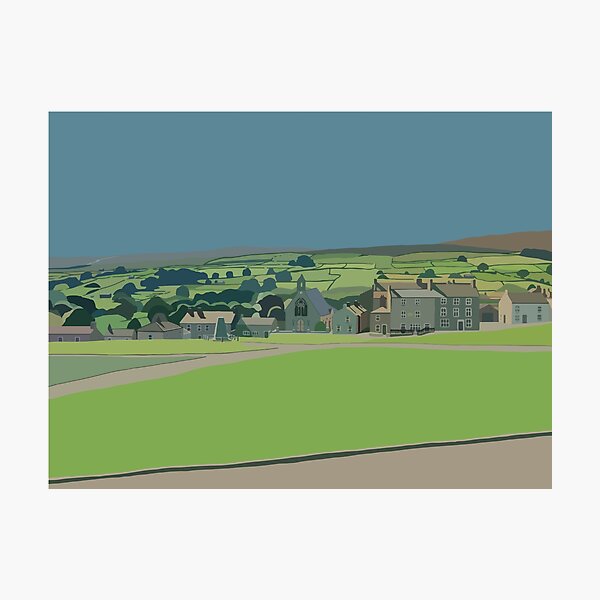 Item preview, Reeth designed and sold by Richard O'Neill Art.