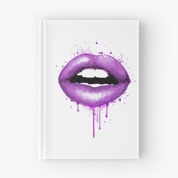 Item preview, Purple Lips Sexy Girl Mouth Love Kiss Print designed and sold by LotusGifts.