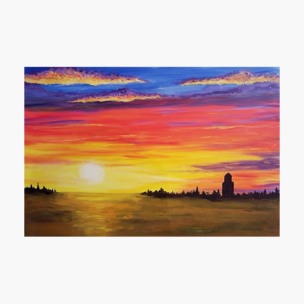 Artikelvorschau, Prärie Sonnenuntergang entworfen und verkauft von Josie Duff.
