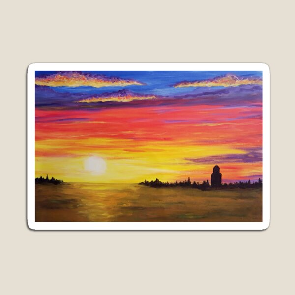 Item preview, Atardecer en la pradera designed and sold by Josie Duff.