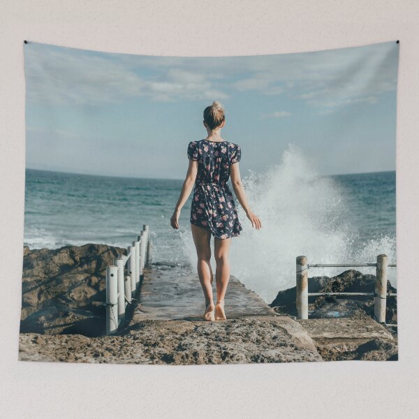 Item preview, Woman at the water's edge designed and sold by OrionPhotograph.