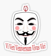 Vi Veri Veniversum Vivus Vici Sticker
