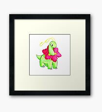 Meganium Framed Print
