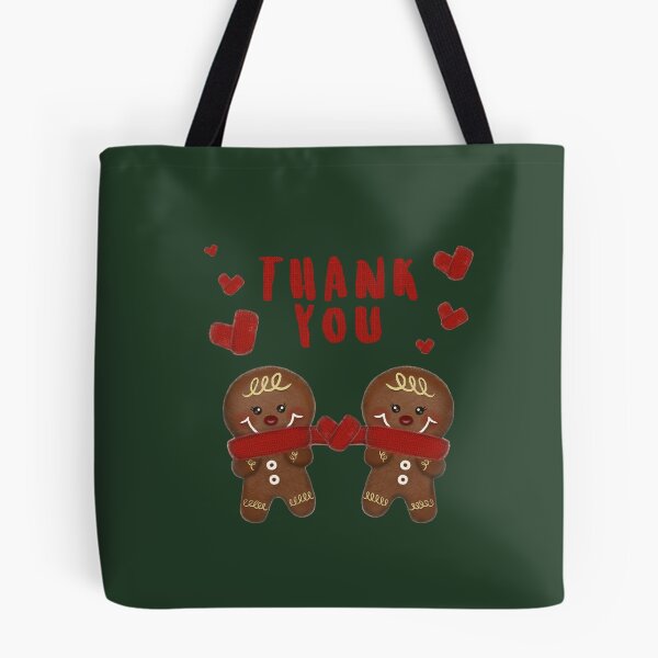Aperçu de l'œuvre Gingerbread Love Thank You - Vert BG créée et vendue par IFOM.