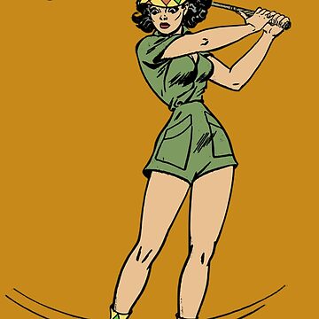 Artwork thumbnail, Golfing Pin-up by Slinky-Reebs
