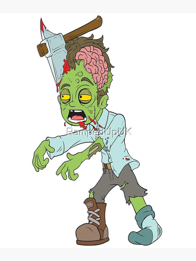 Thumbnail 3 of 3, Poster, Zombie designed and sold by RampedUpUK.