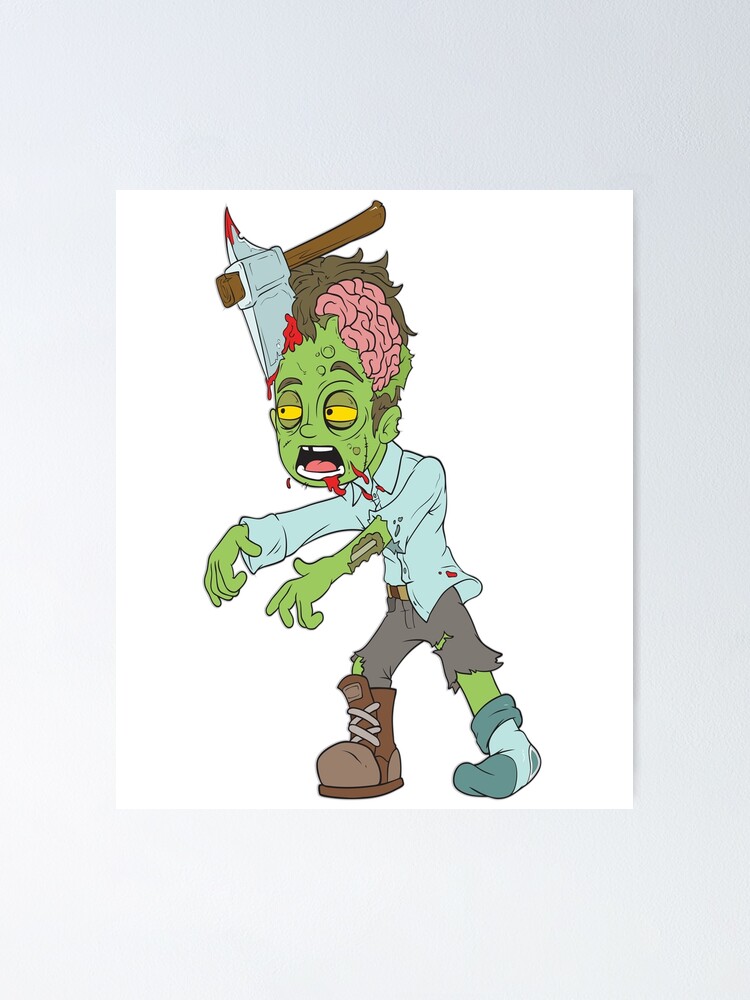Thumbnail 1 of 3, Poster, Zombie  designed and sold by RampedUpUK.