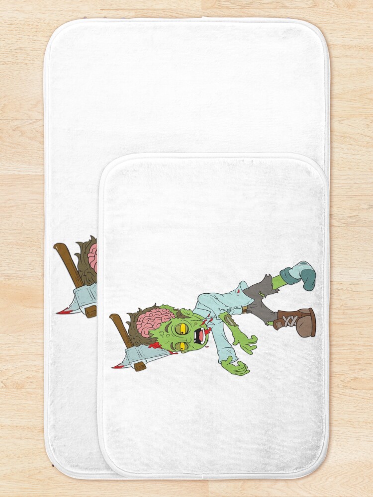 Thumbnail 5 of 6, Bath Mat, Zombie designed and sold by RampedUpUK.
