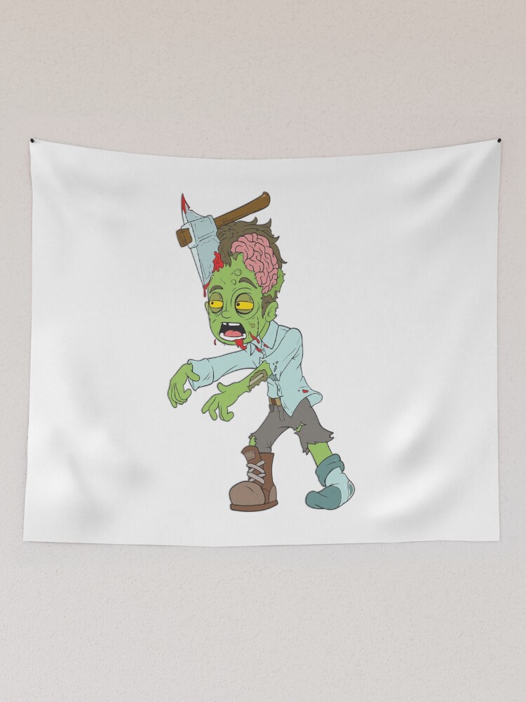 Thumbnail 2 of 3, Tapestry, Zombie  designed and sold by RampedUpUK.