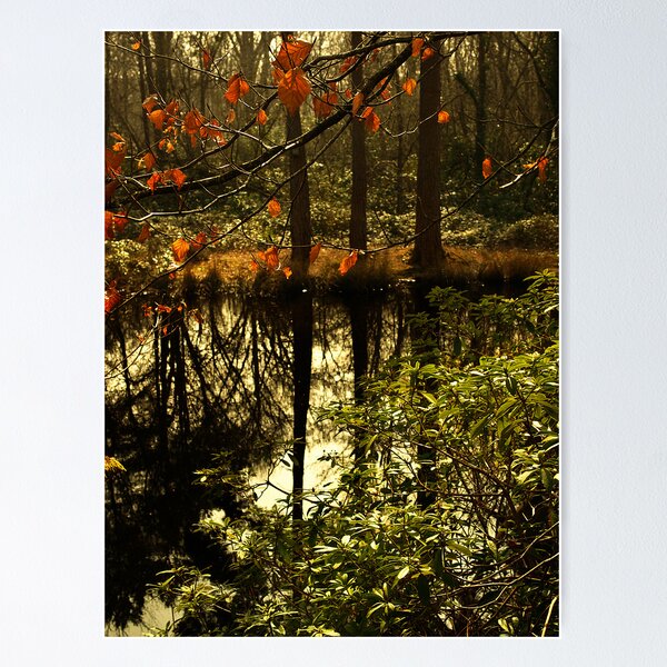 Item preview, Golden green lake scene designed and sold by moor2sea.