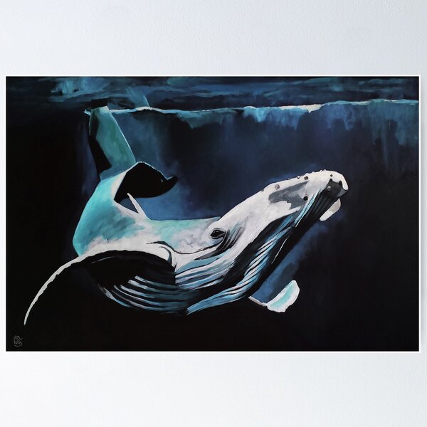 Item preview, Humpback Whale original painting designed and sold by ria hills.