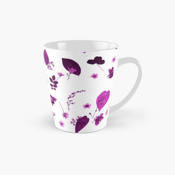 Item preview, Purple Floral Pattern Pressed Flowers and Leaves designed and sold by Ivy Lily Art.