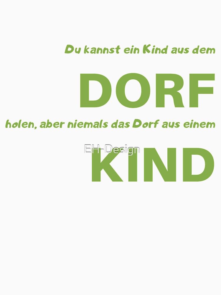 Dorfkind von EH-Design