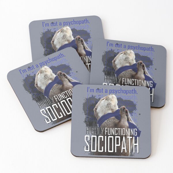 Item preview, Otter Sherlock I'm a high functioning sociopath designed and sold by morigirl.