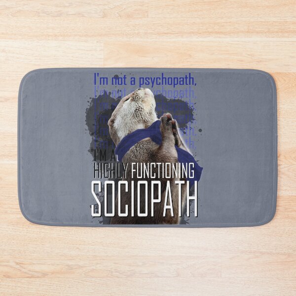 Item preview, Otter Sherlock I'm a high functioning sociopath designed and sold by morigirl.