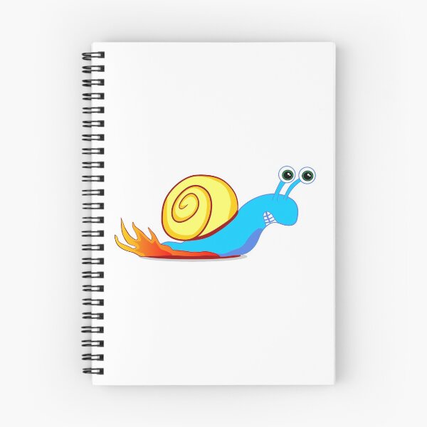 Item preview, Fast racing snail, running snail designed and sold by claudiasartwork.