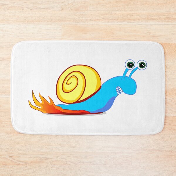 Item preview, Fast racing snail, running snail designed and sold by claudiasartwork.