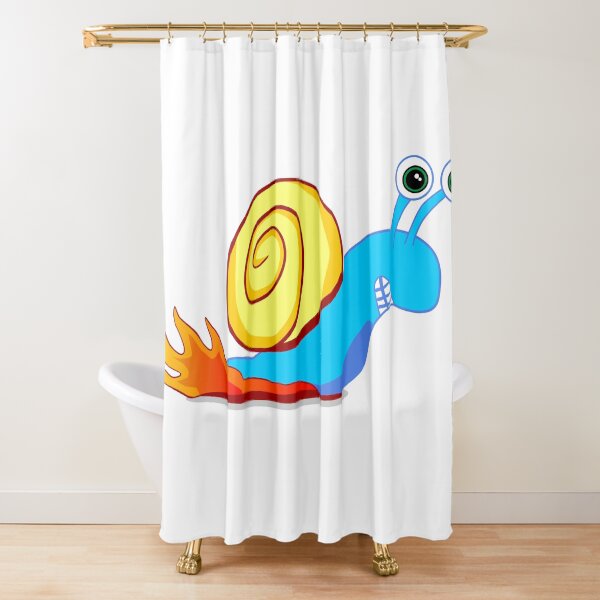 Item preview, Fast racing snail, running snail designed and sold by claudiasartwork.