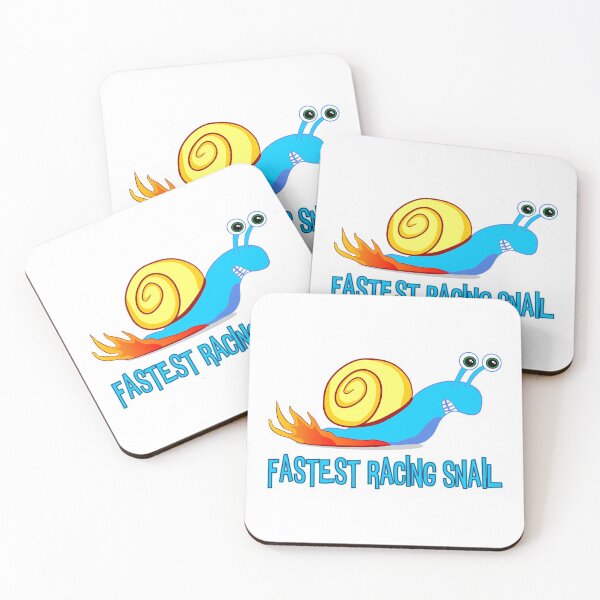 Item preview, Fastest racing snail - Fast racing snail, running snail designed and sold by claudiasartwork.