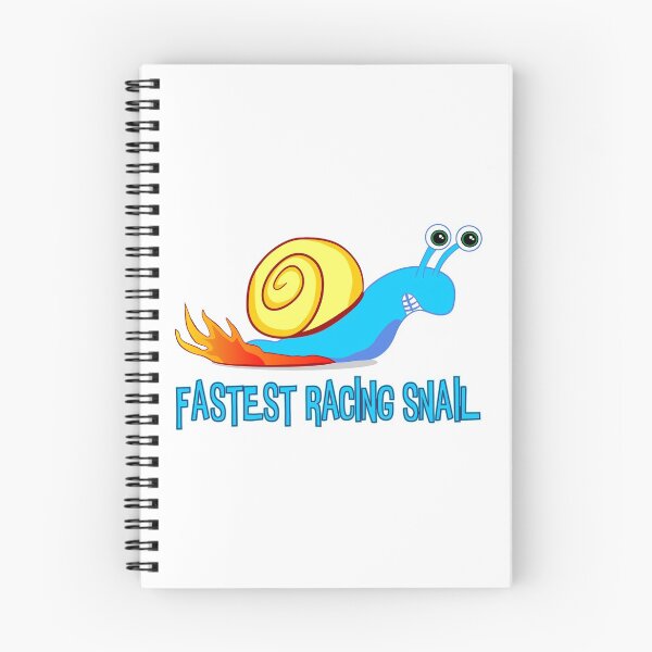 Item preview, Fastest racing snail - Fast racing snail, running snail designed and sold by claudiasartwork.