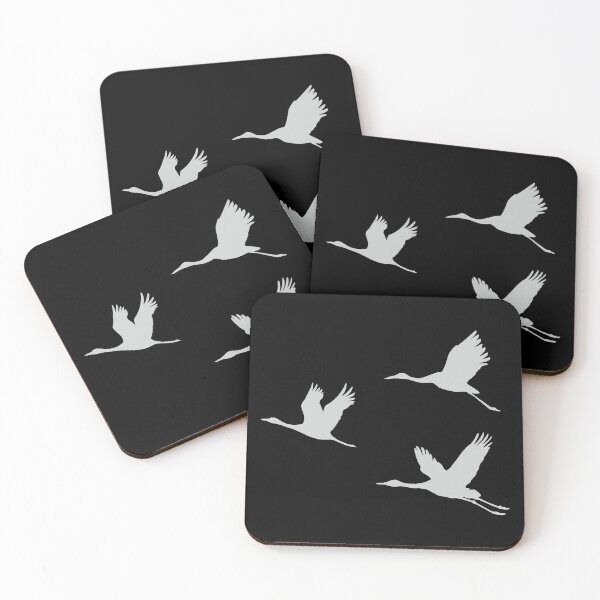 Item preview, Flock of cranes (Grus grus) designed and sold by RosArt100.