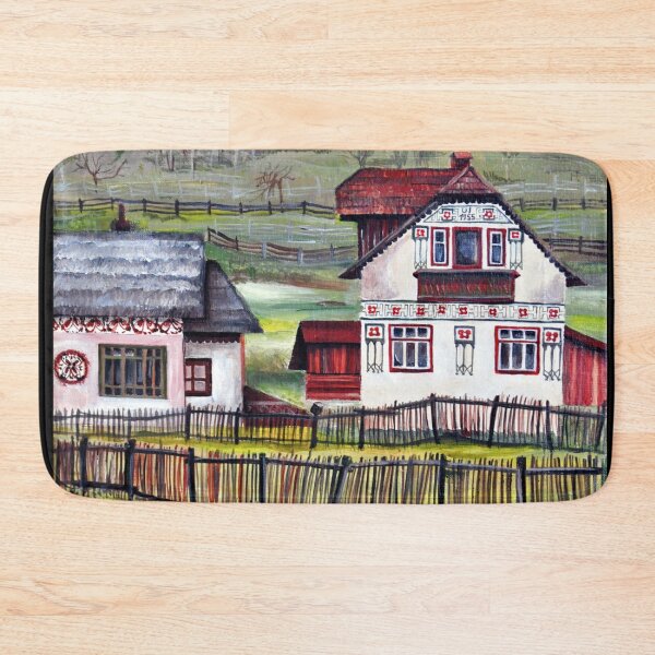 Item preview, Transylvania Romania Watercolor Picturesque Scenery  designed and sold by Nisuris.