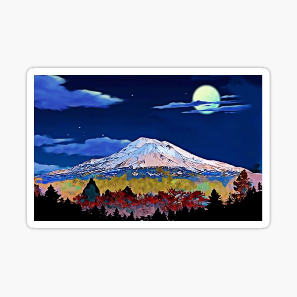 Mount Shasta Sticker