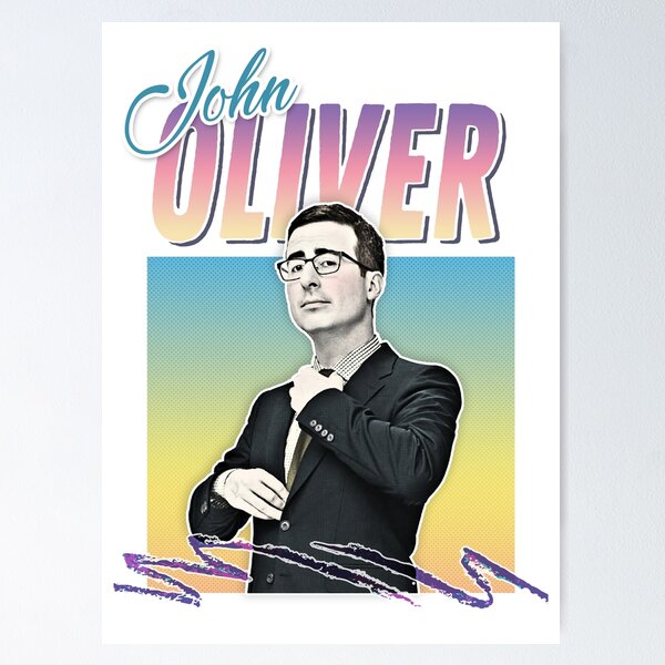 Item preview, Last Week Tonight With John Oliver - Awesome original retro fan art design designed and sold by AestheticNow.
