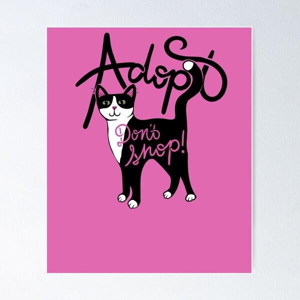 Item preview, Adopt don't shop designed and sold by FrictionMaxxing.
