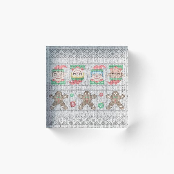 Item preview, Gingerbread man and Elves designed and sold by spdesign83.