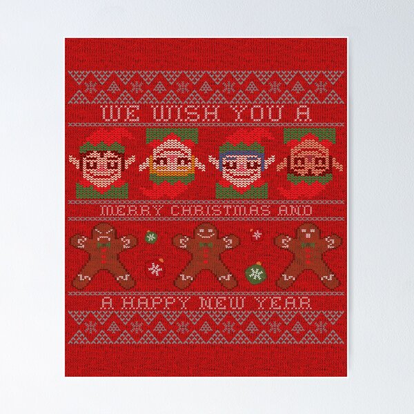 Item preview, Gingerbread man and Elves designed and sold by spdesign83.