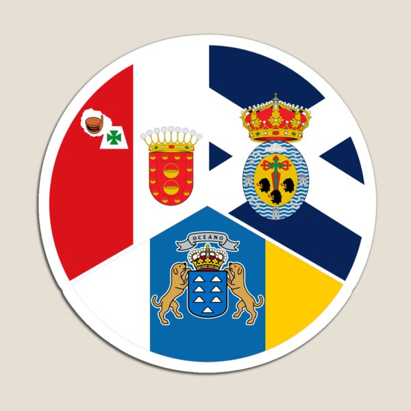 Item preview, La Gomera, Santa Cruz de Tenerife Canary Islands Flags designed and sold by Celticana.