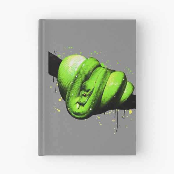 Item preview, Green Tree Python Morelia Viridis Watercolor designed and sold by JRRTs.