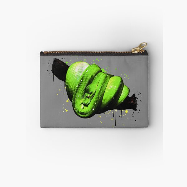 Item preview, Green Tree Python Morelia Viridis Watercolor designed and sold by JRRTs.