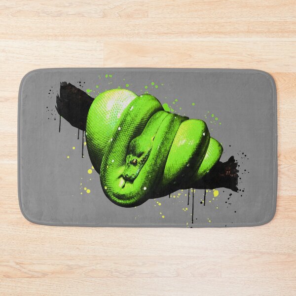 Item preview, Green Tree Python Morelia Viridis Watercolor designed and sold by JRRTs.