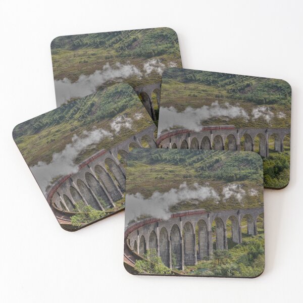Item preview, Jacobite Steam Train, Glenfinnan Viaduct, Scotland. designed and sold by AlbaPhotography.