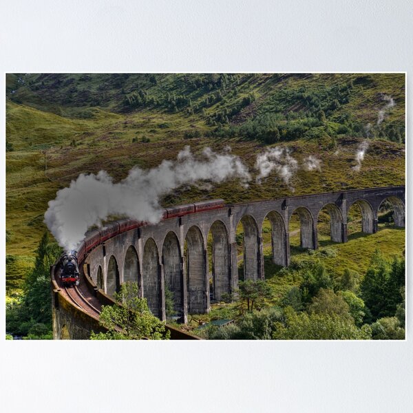 Item preview, Jacobite Steam Train, Glenfinnan Viaduct, Scotland. designed and sold by AlbaPhotography.