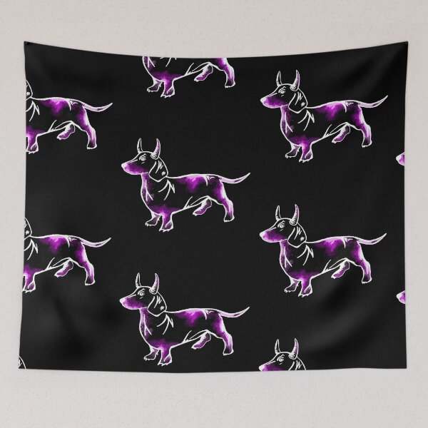 Item preview, Galaxy Dachshund Horn Dog  designed and sold by TheDoodlemancer.