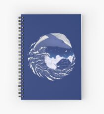 The great whale Spiral Notebook