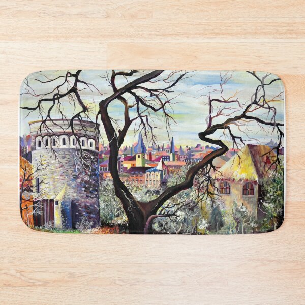 Item preview, Plateau du Rham - Luxembourg Painting in a Surreal style designed and sold by Nisuris.