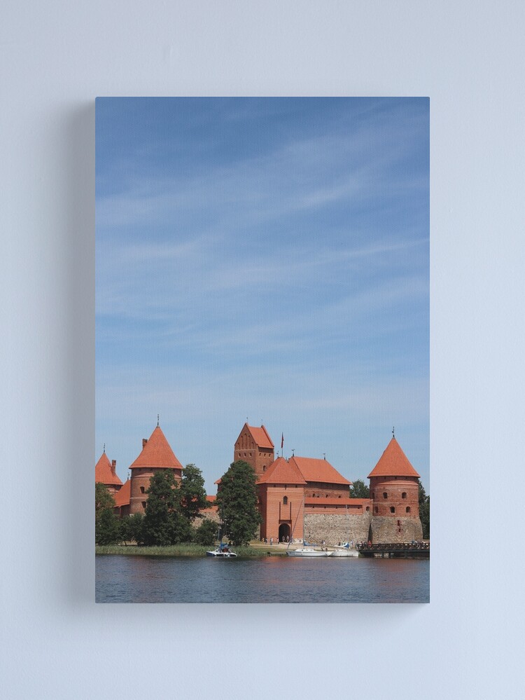 Thumbnail 2 of 3, Canvas Print, Trakai Castle, Lithuania designed and sold by TalBright.